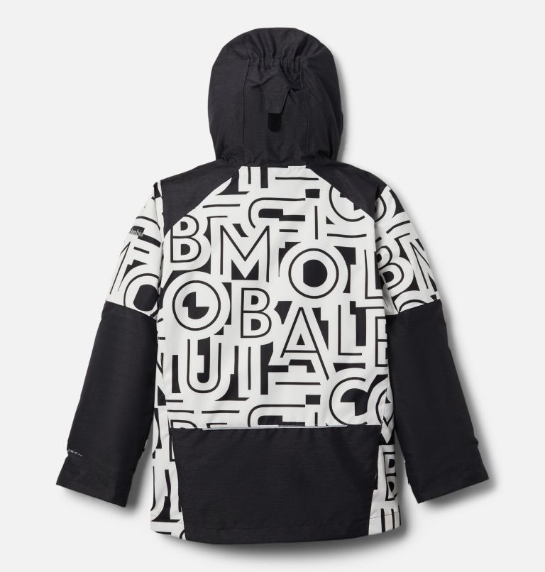 Whirlibird II Interchange Jacket | 012 | M, Color: Black Typo Print, Black, image 2