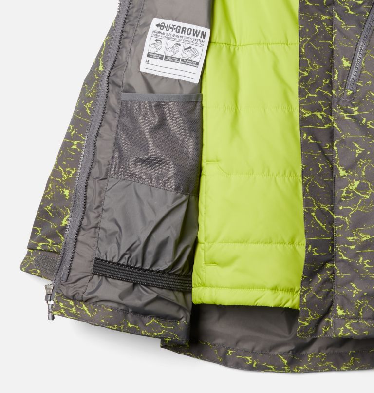 Boys’ Whirlibird II Interchange Jacket, Color: City Grey Crackle Print, City Grey, image 3
