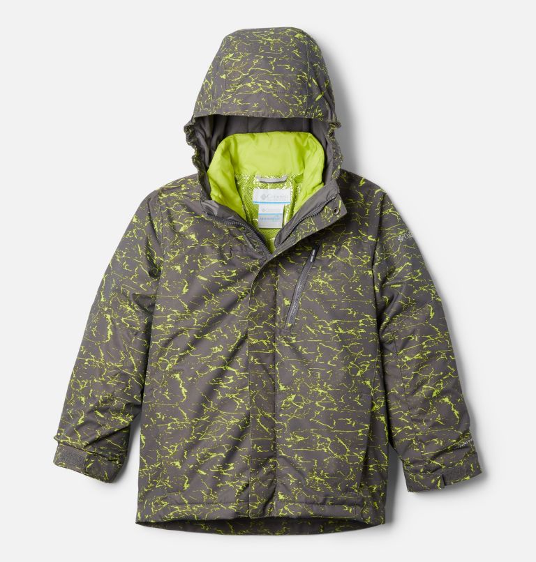 Boys’ Whirlibird II Interchange Jacket, Color: City Grey Crackle Print, City Grey, image 1