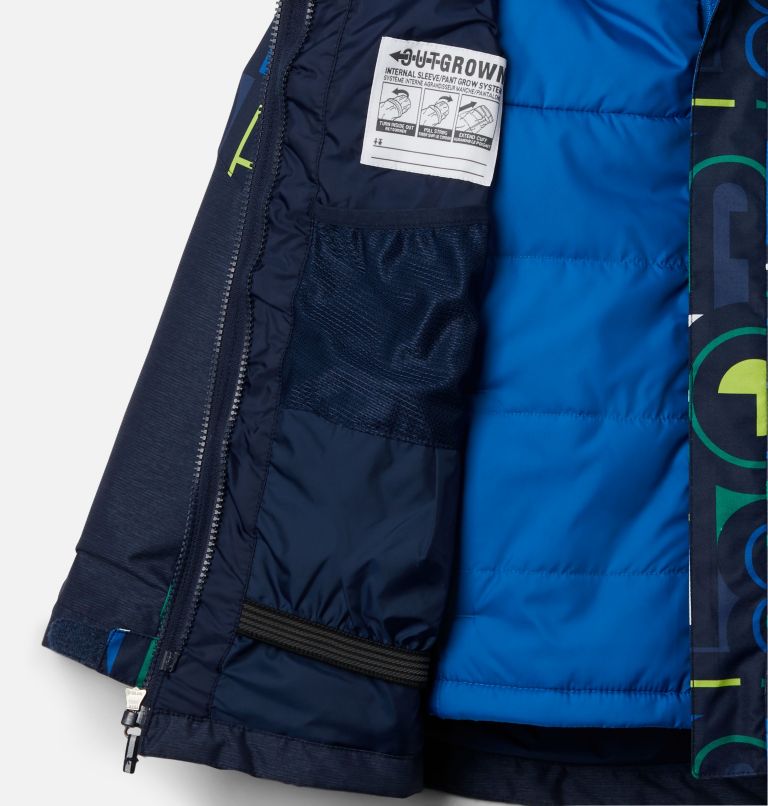 Manteau Whirlibird II Interchange pour garçon, Color: Coll Navy Typo Multi Print, Coll Navy, image 3