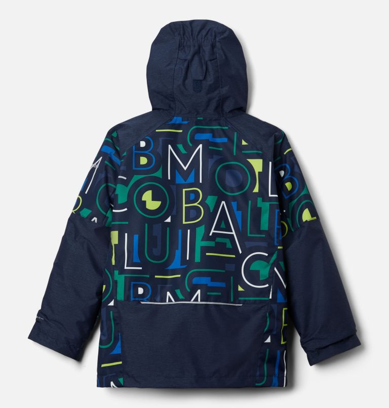 Manteau Whirlibird II Interchange pour garçon, Color: Coll Navy Typo Multi Print, Coll Navy, image 2