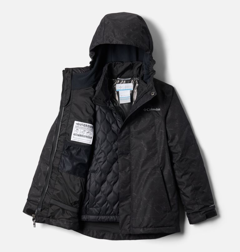 Whirlibird II Interchange Jacket | 013 | M, Color: Black Crackle Print, Black, image 4