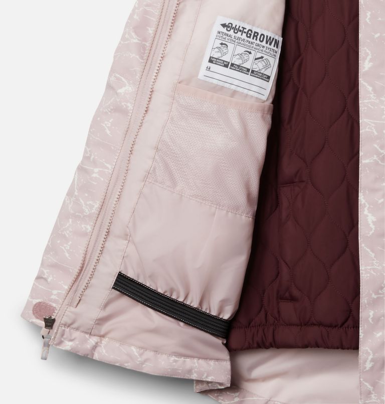 Whirlibird II Interchange Jacket | 618 | XXS, Color: Mineral Pink Crackle Print, Mineral Pink, image 3