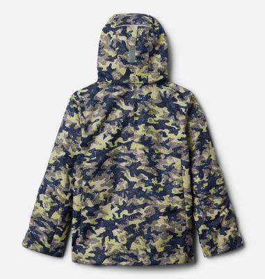 Veste Interchange En Polaire Bugaboo&trade; II Enfant Bugaboo&trade; II Fleece Interchange Jacket | 432 | XS, Bright Chartreuse Camo Print, back