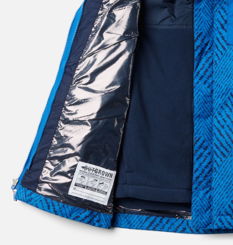 Bugaboo II Fleece Interchange Jacket | 433 | XL, Color: Brt Indigo Chevron Print, Brt Indigo, image 3