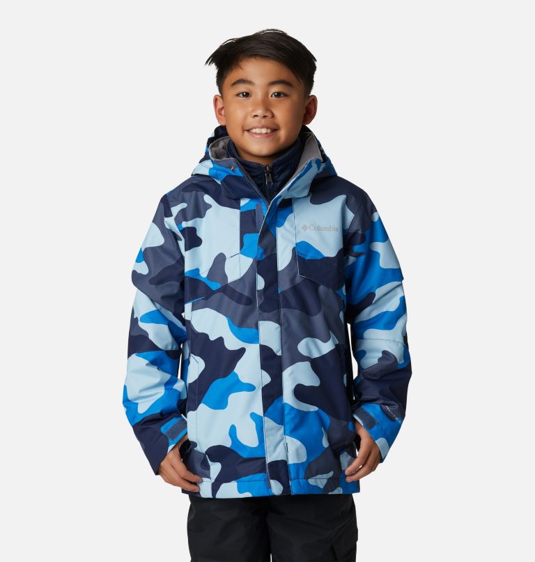 Boys' Columbia Bugaboo II Fleece Interchange Waterproof Hooded 3