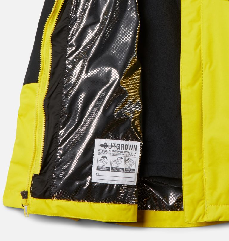 Boys’ Bugaboo II Fleece Interchange Jacket, Color: Laser Lemon, Black, image 3