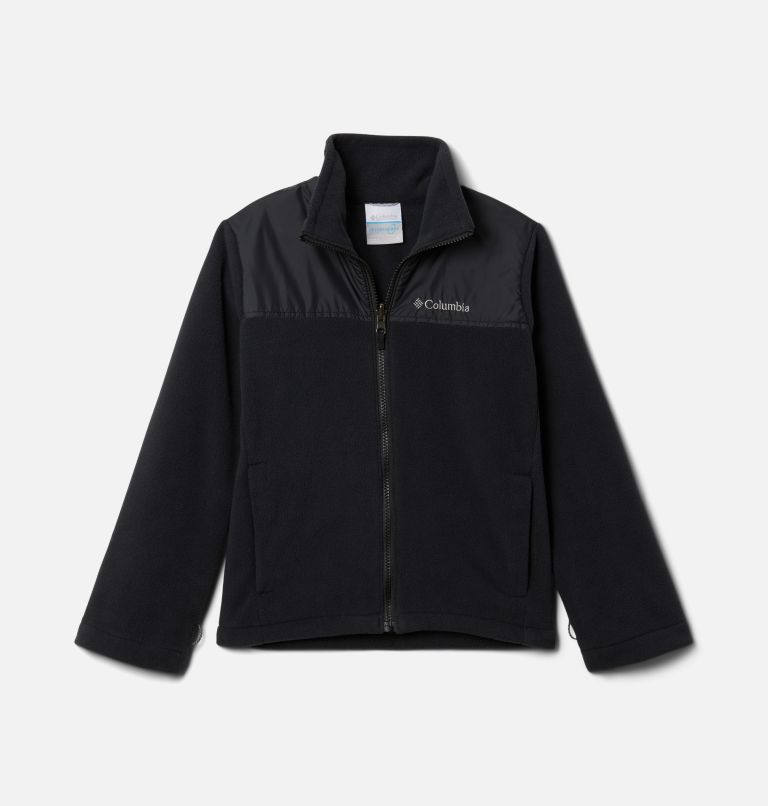 Boys’ Bugaboo II Fleece Interchange Jacket, Color: Laser Lemon, Black, image 4