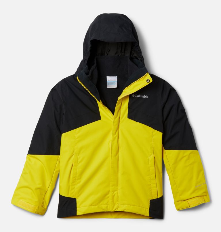 Thumbnail: Boys’ Bugaboo II Fleece Interchange Jacket, Color: Laser Lemon, Black, image 1