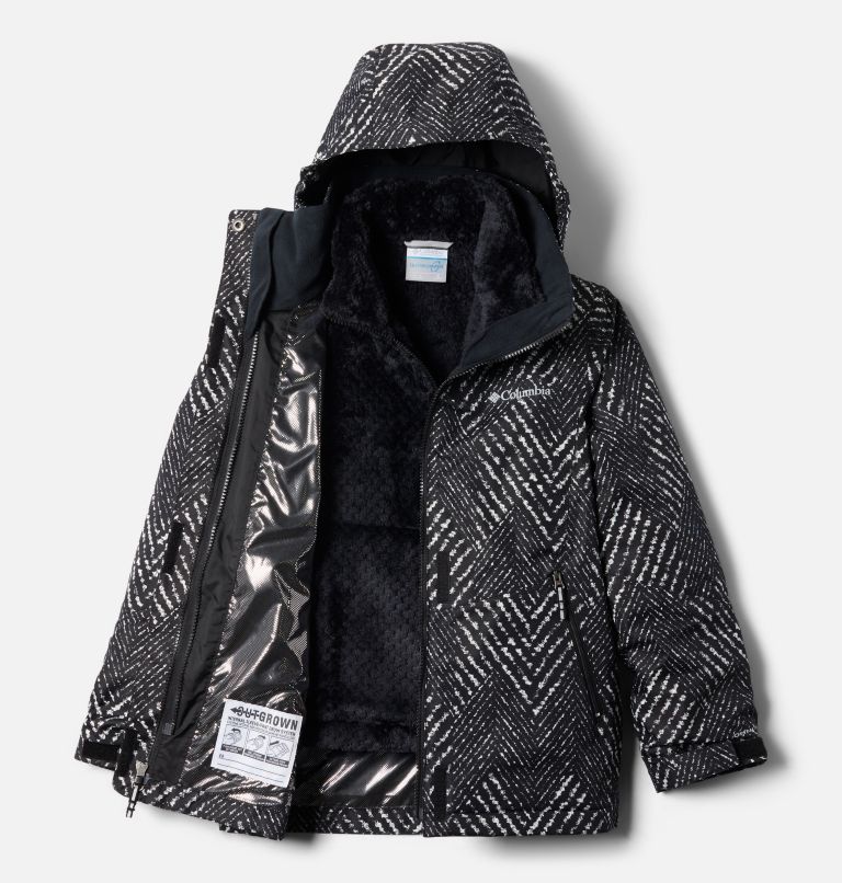 Manteau Interchange en laine polaire Bugaboo II pour fille, Color: Black Chevron Print, image 4