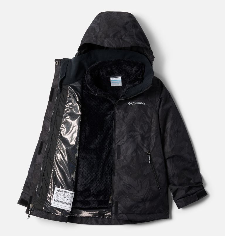 Manteau Interchange en laine polaire Bugaboo II pour fille, Color: Black Leafscape Print, image 4