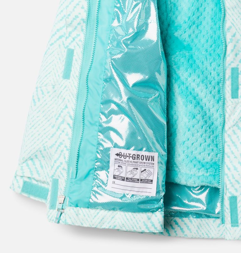 Bugaboo II Fleece Interchange Jacket, Color: Dolphin Chevron Print, image 6