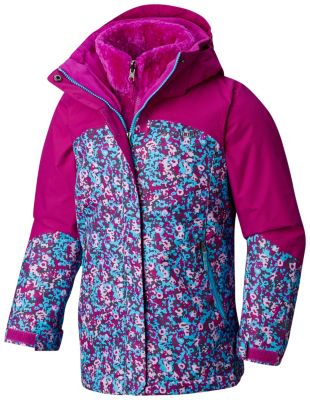 columbia girls bugaboo ii fleece interchange jacket