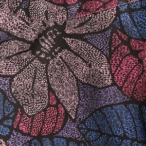 Arctic Blue Flower Doodle, Arctic Blue