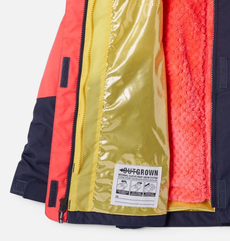 Manteau Interchange en laine polaire Bugaboo II pour fille, Color: Nocturnal, Neon Sunrise, image 3