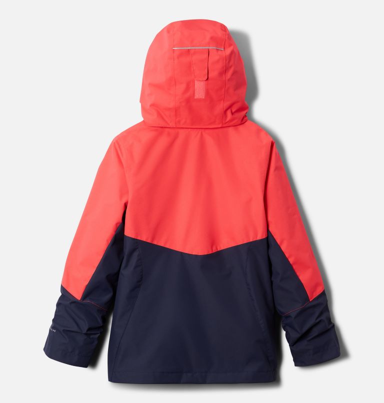 Thumbnail: Girls’ Bugaboo II Fleece Interchange Jacket, Color: Nocturnal, Neon Sunrise, image 2