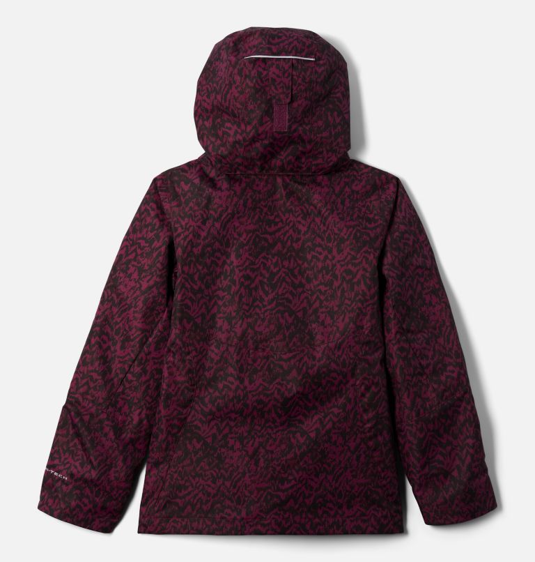 Thumbnail: Girls’ Bugaboo II Fleece Interchange Jacket, Color: Marionberry Terrain, image 2