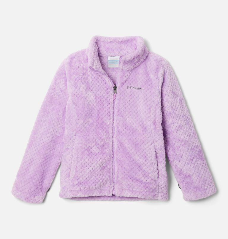 Thumbnail: Girls’ Bugaboo II Fleece Interchange Jacket, Color: Marionberry Flurries, image 4