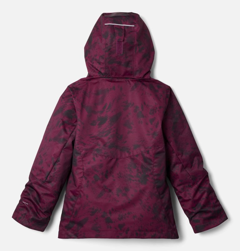 Girls’ Bugaboo II Fleece Interchange Jacket, Color: Marionberry Flurries, image 2