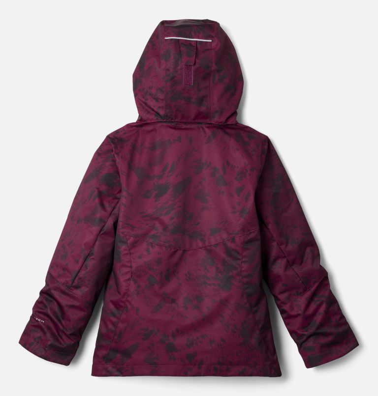 Thumbnail: Girls’ Bugaboo II Fleece Interchange Jacket, Color: Marionberry Flurries, image 2