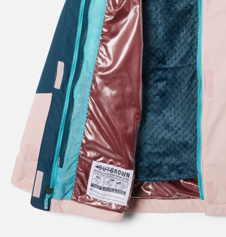 Girls’ Bugaboo II Fleece Interchange Jacket, Color: Dusty Pink, Night Wave, image 3