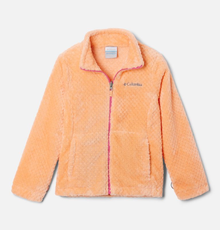Girls’ Bugaboo II Fleece Interchange Jacket, Color: Fuchsia Fizz, Bright Indigo, image 4