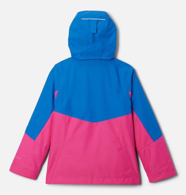 Thumbnail: Manteau Interchange en laine polaire Bugaboo II pour fille, Color: Fuchsia Fizz, Bright Indigo, image 2