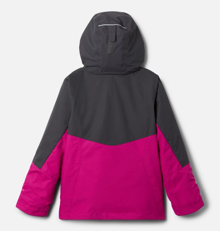 Thumbnail: Girls’ Bugaboo II Fleece Interchange Jacket, Color: Wild Fuchsia, Shark, image 2