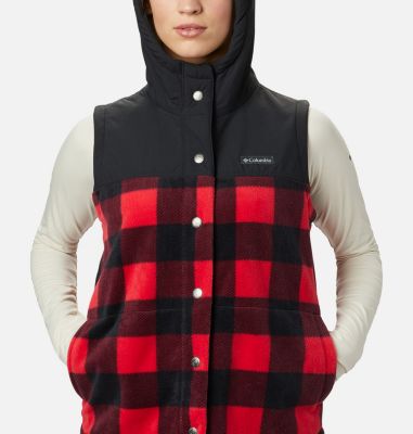 columbia plaid vest