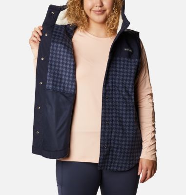 columbia women's benton springs overlay fleece jacket