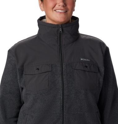 columbia women's benton springs overlay fleece jacket