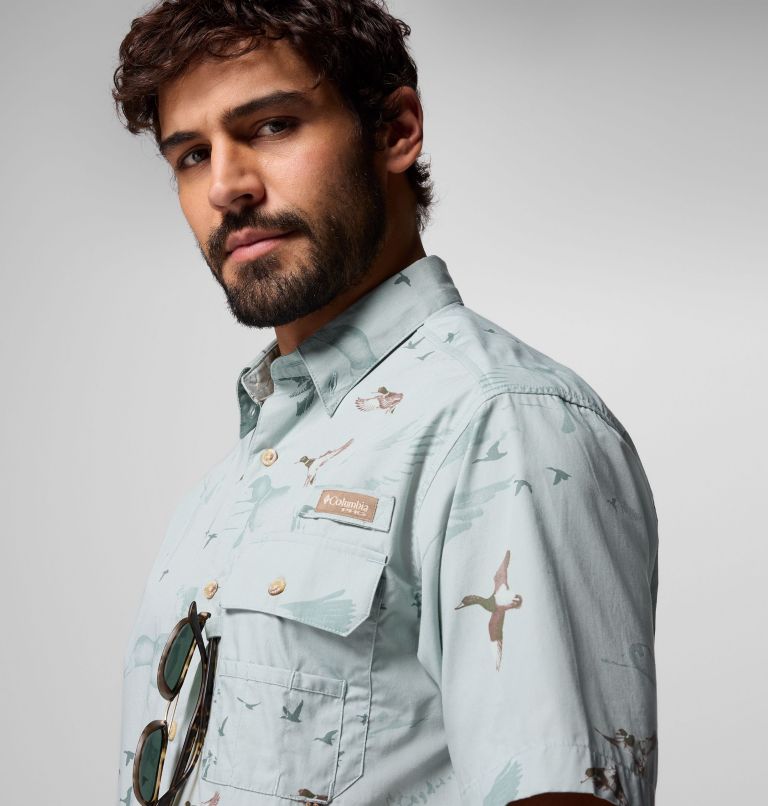 Men's PHG Super Sharptail Short Sleeve Shirt, Color: Niagara Landings, image 5