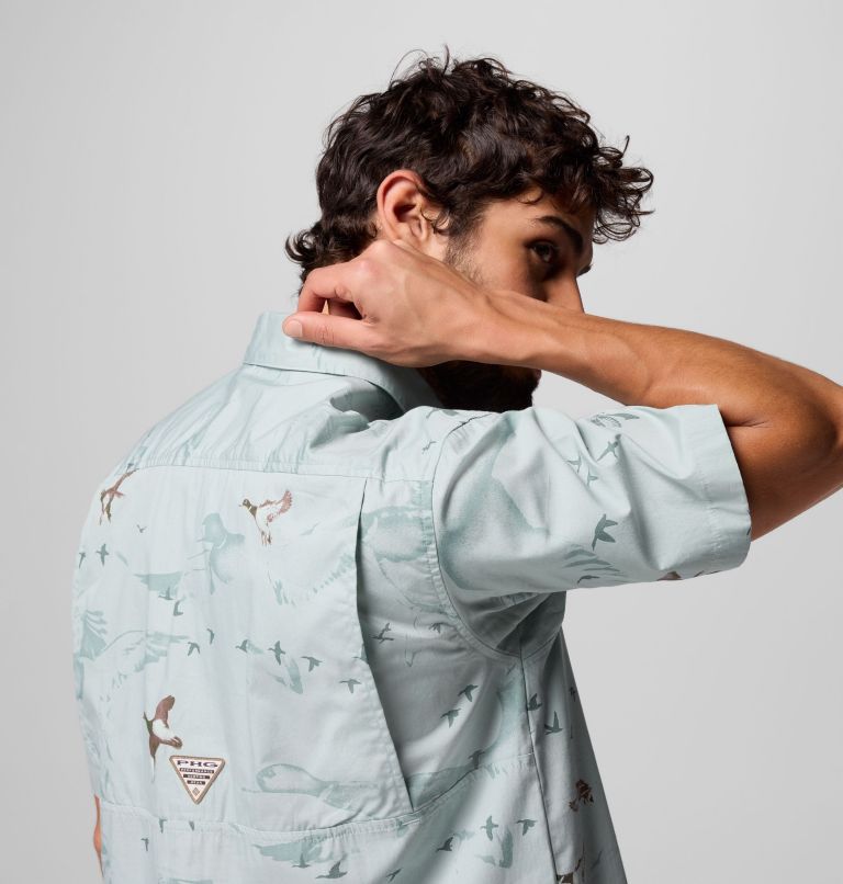 Men's PHG Super Sharptail Short Sleeve Shirt, Color: Niagara Landings, image 6