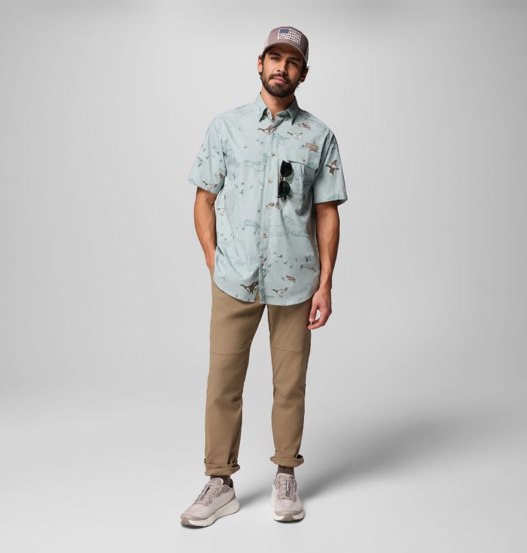 Men's PHG Super Sharptail Short Sleeve Shirt, Color: Niagara Landings, image 2