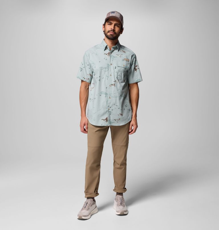 Men's PHG Super Sharptail Short Sleeve Shirt, Color: Niagara Landings, image 7