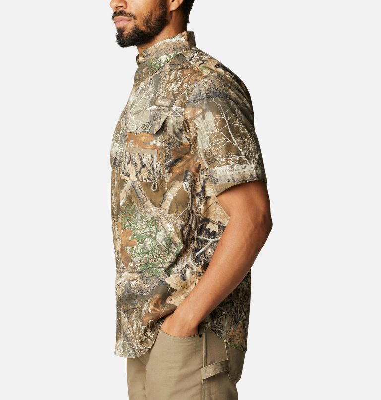 Men's PHG Super Sharptail Short Sleeve Shirt, Color: Realtree Edge, image 3
