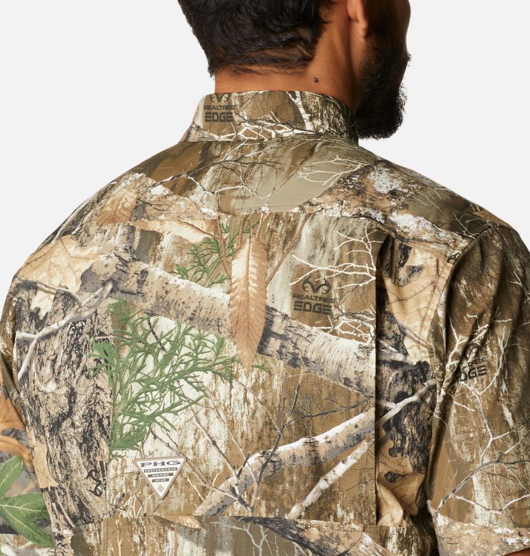 Men's PHG Super Sharptail Short Sleeve Shirt, Color: Realtree Edge, image 5