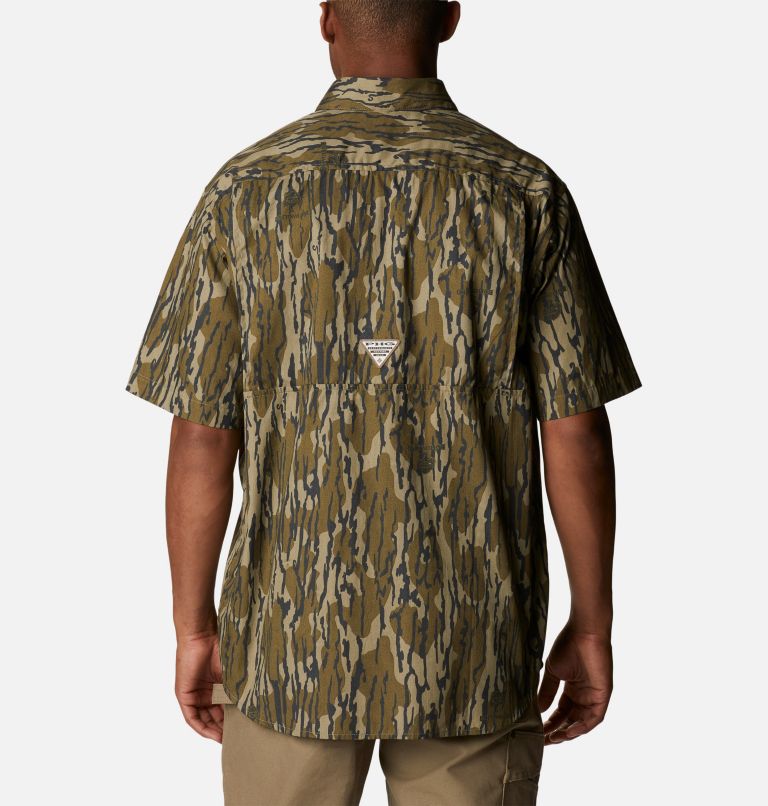 Thumbnail: Men's PHG Super Sharptail Short Sleeve Shirt, Color: Mossy Oak Bottomland, image 2