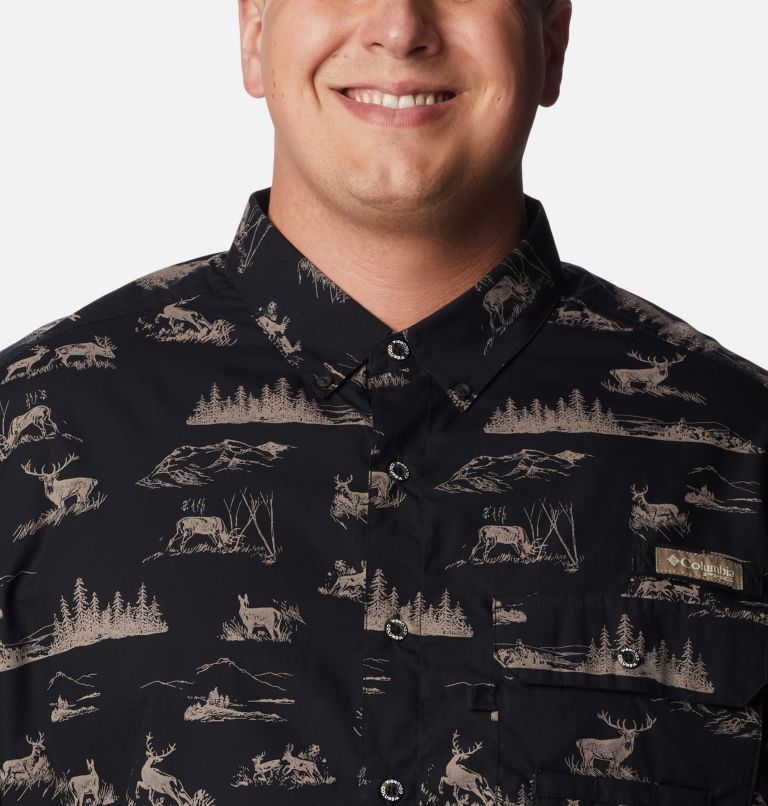 Super Sharptail SS Shirt | 011 | 1X, Color: Black High Country Print, image 4