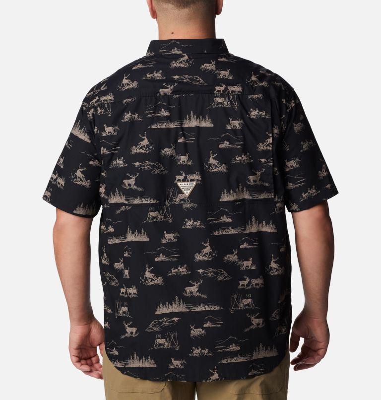 Men's PHG Super Sharptail Short Sleeve Shirt - Big, Color: Black High Country Print, image 2