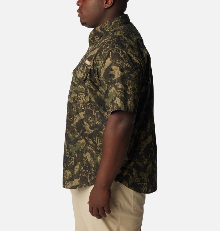 Men's PHG Super Sharptail Short Sleeve Shirt - Big, Color: Surplus Green Woodsman Print, image 3