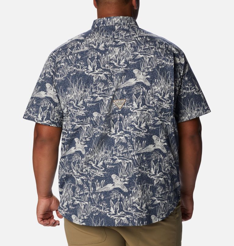 Thumbnail: Men's PHG Super Sharptail Short Sleeve Shirt - Big, Color: Zinc Flyin High Print, image 2