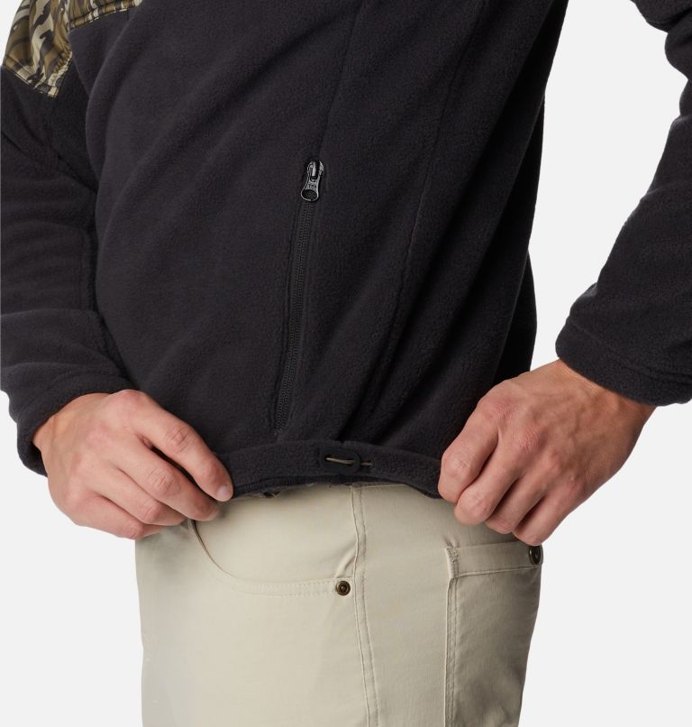 Men’s PHG Fleece Overlay 1/4 Zip Pullover, Color: Black, MO Bottomland, image 6