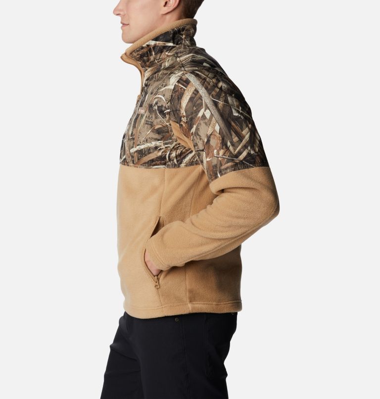 Men’s PHG Fleece Overlay 1/4 Zip Pullover, Color: Sahara, RT Max5, image 3
