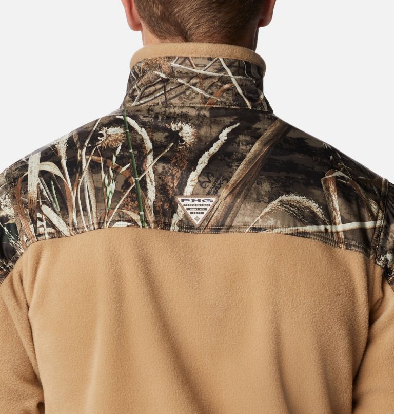 Men’s PHG Fleece Overlay 1/4 Zip Pullover, Color: Sahara, RT Max5, image 5