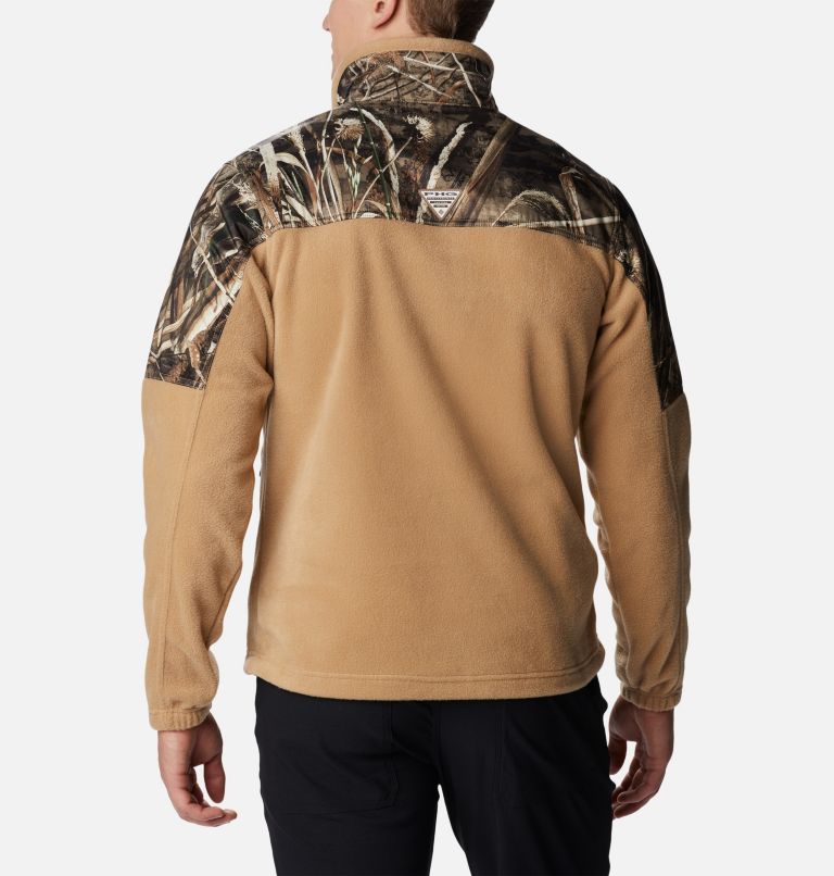 Men’s PHG Fleece Overlay 1/4 Zip Pullover, Color: Sahara, RT Max5, image 2