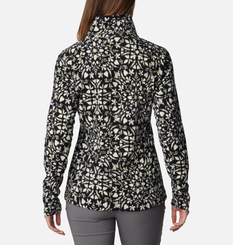 Women’s Glacial IV Print Half Zip Pullover, Color: Black Polarize, image 2