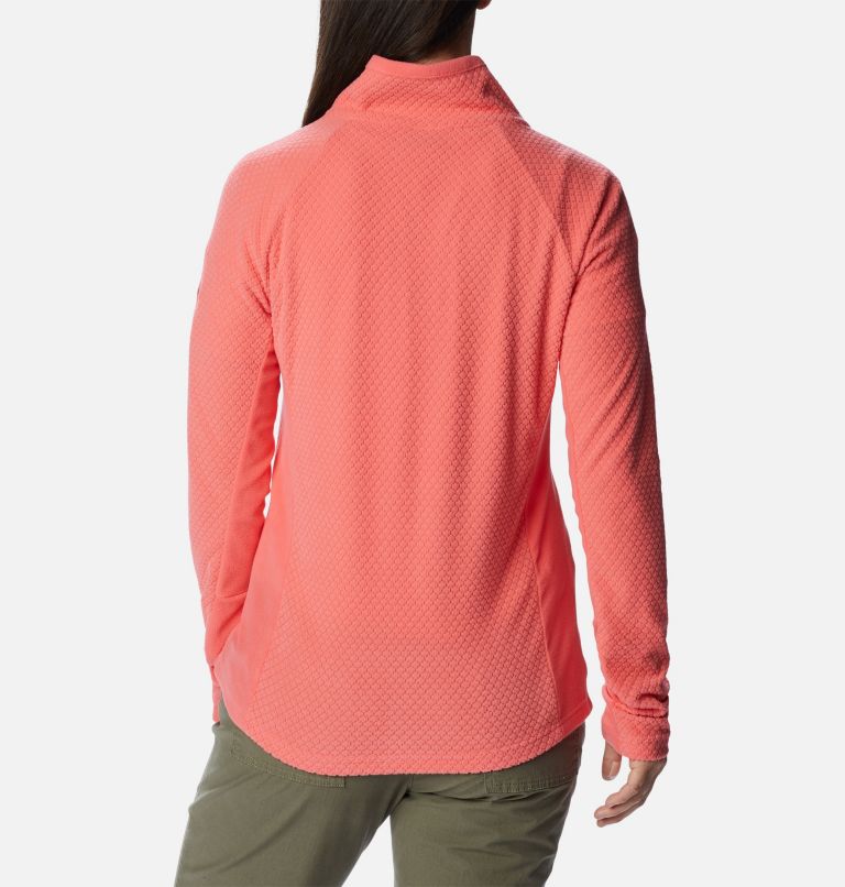 Polaire Glacial IV 1/2 Zip Femme - Imprimé À Motif, Color: Blush Pink Quilt Pattern, image 2