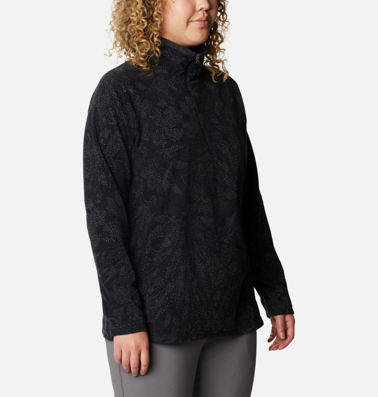 Women's Glacial™ IV Print Half Zip Pullover - Plus Size 5