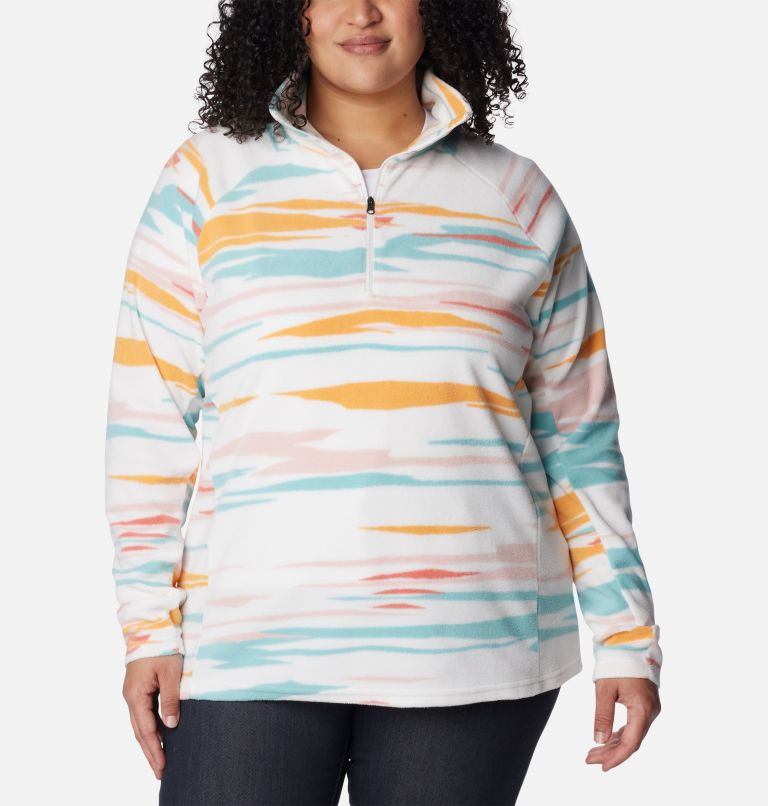 Women’s Glacial™ IV Print Half Zip Pullover - Plus Size